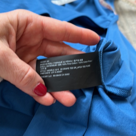 Theory Apex Dress Marine Blue New Size M - Picture 4 of 5